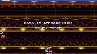 Gunstar Heroes - Seven Force boss fight