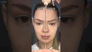 2019. Makeup vs 2023. Makeup