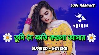 তুমি যে ক্ষতি করলা আমার | Tumi Je Khoti Korla Amar | Slowed Reverb | Sad Lofi | Jn Lofi Gaan.