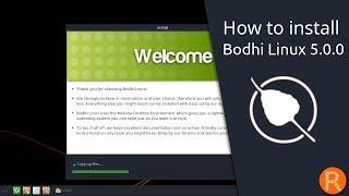 How to install Bodhi Linux 5.0.0