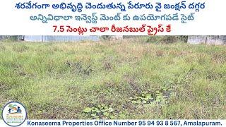 Very Useful Site For Investment Purpose - At Peruru Y Jn, Amalapuram - NLYAMP03138