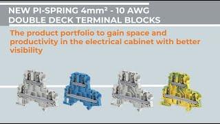 TE Entrelec - PI Spring Double Deck Terminal Blocks