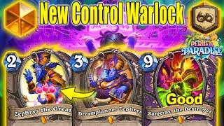 New Best Control Warlock Deck With Double Zephrys Is Good At Perils in Paradise Mini-Set Hearthstone