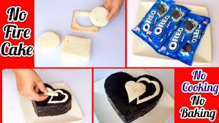 5 Minutes Fireless Cooking Recipes for Competition || No Fire Oreo Bread Cake Recipe | 2 Ingredients