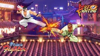 Akira Yuki vs Takuma Sakazaki l Virtua Fighter X Art of Fighting l SEGA X SNK