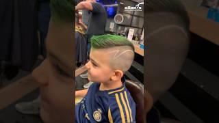 Sharp cut, bold vibes! ‍️ Kids cut at Allan's Castle Hill. Book online now or call(02) 8850 5946