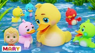 Five Little Ducks | Mary - Nursery Rhymes & Kids Songs