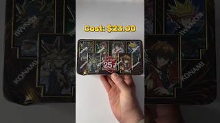 I open the Yugioh 25th Anniversary Tin