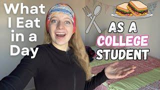 What I Eat in a Day as a College Student!!