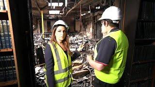 Exclusive look inside firebombed Melbourne synagogue