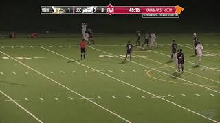 Three Goals in Seven Minutes - UNBC Men's Soccer vs UBC Thunderbirds