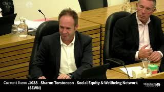 01.05.18 - Item 3 - Verbal Submissions - Sharon Torstonson - Social Equity & Wellbeing Network