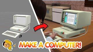 How to Make a computer in the Sims 4 FAST and EASY