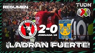 Tijuana vs Tigres - HIGHLIGHTS | Tijuana 2-0 Tigres | AP2023-J15 | Liga Mx | TUDN