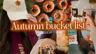 Autumn Bucket List Ideas - How I have a Wonderful Autumn