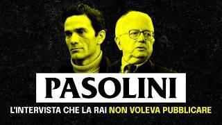 Enzo Biagi intervista Pasolini: COMMOVENTE