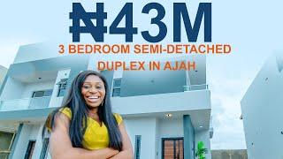 Inside a ₦43 MILLION ($119 Thousand) 3 Bedroom Semi-detached Duplex in Ajah