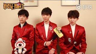 【TFBOYS 王源】TFBOYS《CCTV央视春晚》娱乐日爆社「王源：希望成为实力派和老艺术家」-Roy Wang【2018央视春晚】