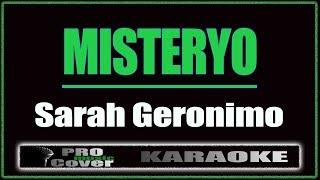 Misteryo -  Sarah Geronimo (KARAOKE)