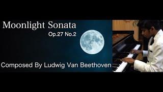 Lydian Nadhaswaram - Moonlight sonata Op.27 No.2 Mov.1,2,3(Beethoven)