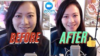 How to look better on zoom with one click #zoom #touchup