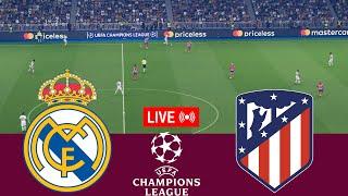 [LIVE] Real Madrid vs Atletico Madrid. UEFA Champions League 24/25 Full Match - VideoGame Simulation