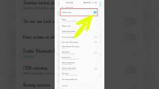 How To Off Developer Mode||#shorts