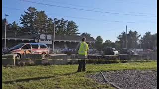 Final heat pt.2 beginning the topsham fair demolition derby 8-11-2024