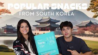 Teenagers Try Korean Snacks For the First Time !