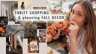 thrift shopping & planning FALL DECOR