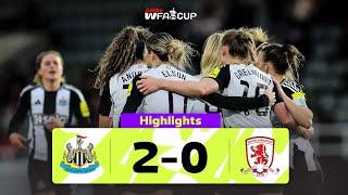 Newcastle United Win Tyne-Tees Derby | Newcastle 2-0 Middlesbrough | Adobe Women's FA Cup 2024-25