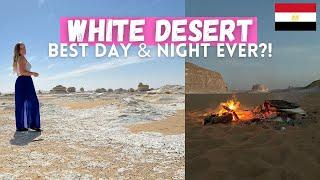 Sleeping under the stars in the White Desert | Egypt Solo Vlog 9