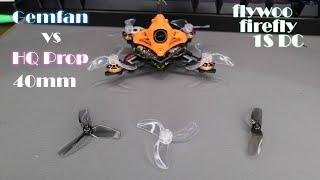 Gemfan 1608 vs HQ Prop Bi-blade vs HQ Prop Triblade 40mm // Flywoo Firefly 1S V2 Walksnail