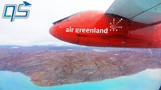 FULL FLIGHT | Air Greenland - Dash 8 200 - Nuuk (GOH) to Kangerlussuaq (SFJ)