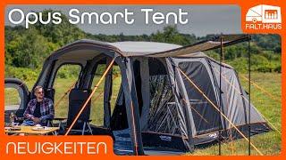 Opus Smart Tent: Selbstaufbauendes Familienzelt inkl. Licht & Strom | Caravan Salon Düsseldorf 2024