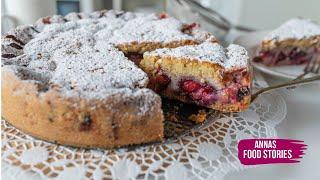 German plum cake - traditional juice and very tasty easy cake recipe