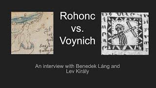 Voynich Talk E2 (1/2) - The Rohonc Codex with Benedek Láng and Lev Király