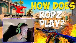PRO PLAYERS REACTION TO ROPZ PLAYS! BEST OF ROPZ! CS:GO Twitch Moments