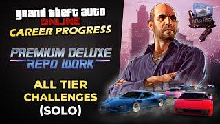 GTA Online Career Progress - Premium Deluxe Repo Work [All Tier Challenges - Solo]