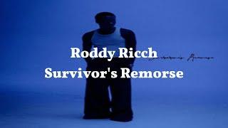 Roddy Ricch - Survivor’s Remorse (lyrics video)