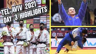 Tel Aviv GS 2021 Day 3 Highlights - Big Throws from Big Men, BEKAURI, KORREL, ZAALISHVILI