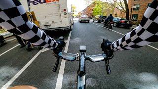 A Brooklyn-Based Cat and Bagel Loop Bicycle Commute in NYC