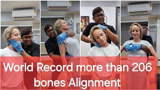 First Time Ever. World Renowned Dr.Rajneesh Kant has aligned more than 200 Bones