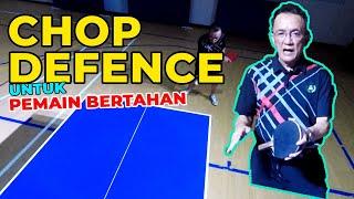 Tutorial Chop Untuk Pemain Bertahan / Defence - TheDoctorPingpong