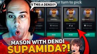 MASON on SNIPER with DENDI SUPAMIDA on LION in THIS GAME?!