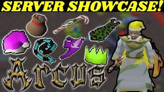 SERVER TOUR IN THIS SEMI CUSTOM RSPS! * SO MANY COOL CUSTOMS * + SCYTHE GIVEAWAY! │Arcus/RSPS