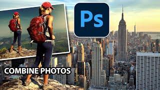 How to Combine and match photos in Photoshop 2024 for beginners