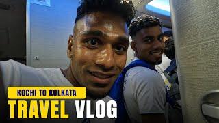 Travel Vlog | Kochi to Kolkata  |  Kerala Blasters | KBFC | ISL 11