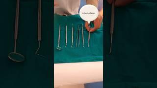 Periodontal instruments for hand scaling//Diagnostic#instruments #periodontology #dentistry #scaling