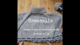 Creanelia brei- en haakpodcast nr. 34 (NL) | Een FO, een test knit en meer